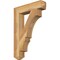 Ekena Millwork Balboa Craftsman Rough Sawn Bracket, Western Red Cedar, 4"W x 20"D x 28"H BKT04X20X28BOA04RWR - alternate 1